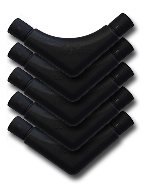 Sparpack 5 Batterieteile LEUCHTIE Plus oder Premium schwarz