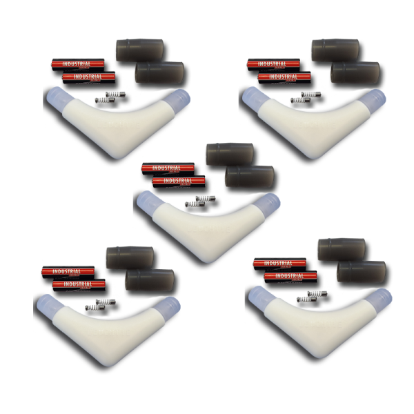 Economy pack 5 Spare part set LEUCHTIE Plus or Premium phosphorescent